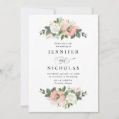 赤面春結婚フローラ 招待状 (正面)