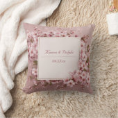 赤面桜さくらんぼ結婚ブロッサム クッション (ブランケット)