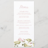 赤面水彩フローラブライダルシャワー メニュー (正面)