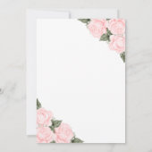 赤面水彩フローラ写真追悼式 招待状 (裏面)