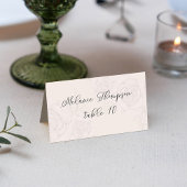 赤面水彩フローラ空白の結婚の プレイスカード