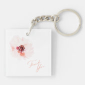 赤面水彩フローラ結婚のキーチェーン キーホルダー (裏面)