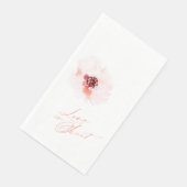 赤面水彩フローラ結婚ズゲストタオル (コーナー)