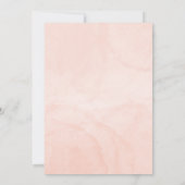 赤面水彩ベビーシャワーありがとうございました サンキューカード (裏面)