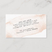 赤面水彩名刺 名刺 (裏面)