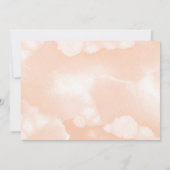 赤面水彩幾何60誕生日 招待状 (裏面)