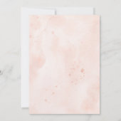 赤面水彩花90th誕生日パーティー 招待状 (裏面)