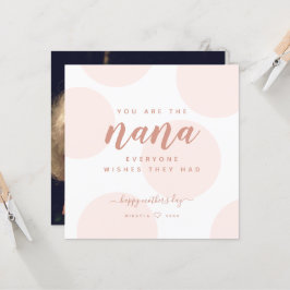 赤面水玉模様母の日ナナフォトカード