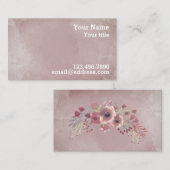 赤面水色ビジネス-テレホンカード--は上がり、 コーリングカード (正面/裏面)