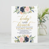 赤面海軍ベビーシャワーの招待、ベビー 招待状 (スタンド正面)