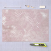 赤面熱帯葉バラ金ゴールドフェイク箔 薄葉紙 (クラフト)