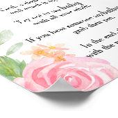 赤面牡丹はベビーポスターを言わない ポスター (角)