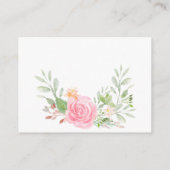 赤面牡丹ディスプレイシャワーエンクロージャカード エンクロージャーカード (裏面)