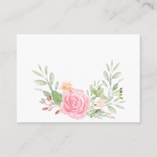 赤面牡丹ディスプレイシャワーエンクロージャカード エンクロージャーカード (裏面)