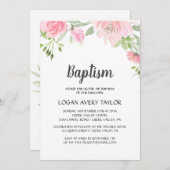 赤面牡丹バプテスマ 招待状 (正面/裏面)