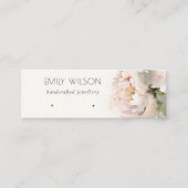 赤面牡丹フローライヤリングフープループスタッドディスプレイ スキニー名刺 (正面)