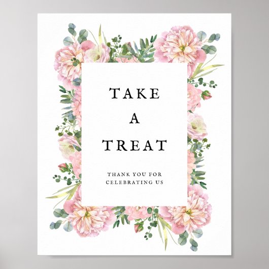 赤面牡丹紫陽花ユーカリプトゥス ポスター (正面)