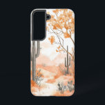 赤面砂漠開花電話ケース SAMSUNG GALAXY S22ケース<br><div class="desc">穏やかなオレンジ色とピンク色の色合いを持つ柔らかく咲く砂漠の風景は、自然の静かな魅力を捉えている。</div>