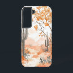 赤面砂漠開花電話ケース SAMSUNG GALAXY S22ケース<br><div class="desc">穏やかなオレンジ色とピンク色の色合いを持つ柔らかく咲く砂漠の風景は、自然の静かな魅力を捉えている。</div>