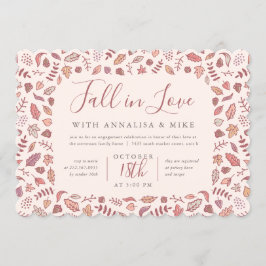 赤面秋インラブ婚約パーティ 招待状