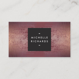 赤面紙吹雪レインパターンバーモダンガンディ 名刺