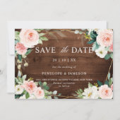 赤面素朴ウッドフローラ幾何学植物学 セーブザデート (正面)