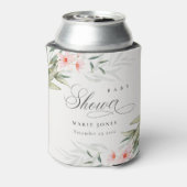 赤面素朴グリーンリーフローラバンチベビーシャワー 缶クーラー (缶裏面)