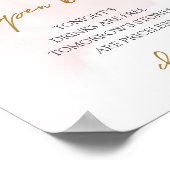 赤面素朴バラユーカリ結婚ス・オープンバー ポスター (角)