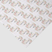 赤面素朴ピンクローズユーカリ15歳の誕生日 薄葉紙 (詳細)