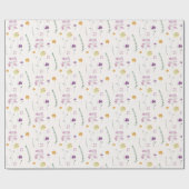 赤面素朴フェアリーガーデン ラッピングペーパー (フラット)