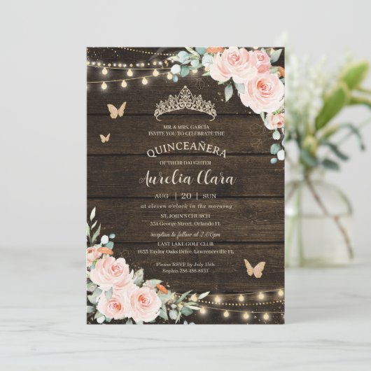 赤面素朴フローラエンチャントフォレストキンセアニェラ 招待状 (スタンド正面)