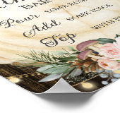 赤面素朴フローラエンチャントフォレストミモザバー ポスター (角)