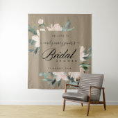 赤面素朴フローラクラフトブライダルシャワー歓迎 タペストリー (インサイチュ)