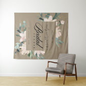 赤面素朴フローラクラフトブライダルシャワー歓迎 タペストリー (インサイチュ(横))