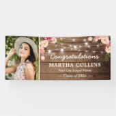 赤面素朴フローラ大学院写真卒業会 横断幕 (横)