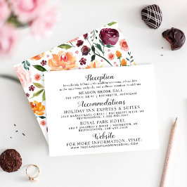 赤面素朴ブルゴーニュフローラ結婚の情報 エンクロージャーカード