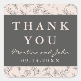 赤面素朴リースカスタムサンキュー スクエアシール