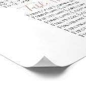 赤面結婚のフローラほこりっぽいバラボホ座席表 ポスター (角)