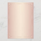 赤面結婚のメニューヴィンテージカード メニュー (裏面)