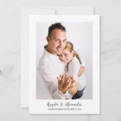 赤面結婚アラスカの地図 セーブザデート (裏面)