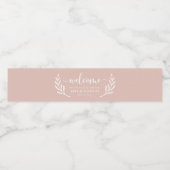 赤面結婚ズウィークエンドウェルカムバッグ ペットボトルラベル (シングルラベル)