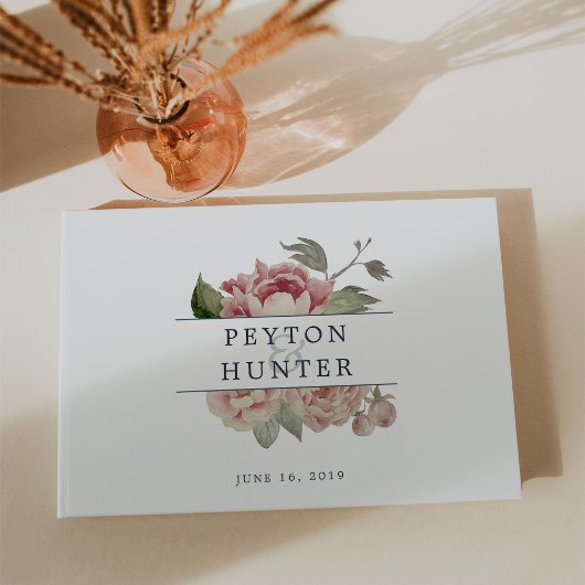 赤面結婚バラ ゲストブック