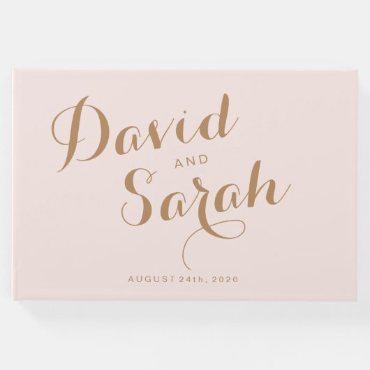 赤面結婚ピンクズゲストブック ゲストブック (正面)