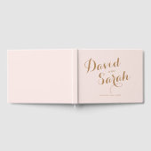 赤面結婚ピンクズゲストブック ゲストブック (全面)