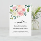 赤面結婚フローラの延期更新 招待状 (スタンド正面)