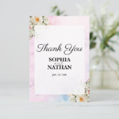 赤面結婚フローラサンキューカード サンキューカード (スタンド正面)