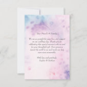 赤面結婚フローラサンキューカード サンキューカード (裏面)