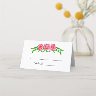 赤面結婚フローラ座席表 プレイスカード