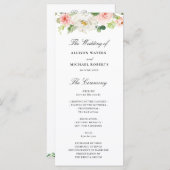 赤面結婚フローラ プログラム (正面/裏面)