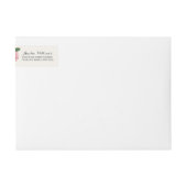 赤面結婚ブーケ ラップアラウンドラベル (正面)